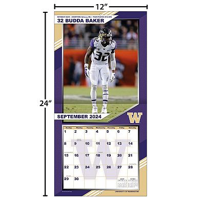Washington Huskies 2024-2025 12�۝ x 12�۝ Team Wall Calendar