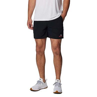 Men's Columbia Black Georgia Bulldogs PFG Terminal Roamer Omni-Shade Stretch Shorts