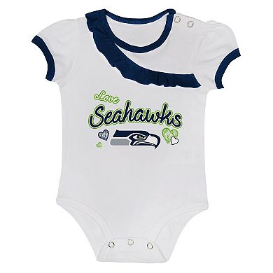 Newborn & Infant Seattle Seahawks Love My Team Bodysuit & Skirt Set