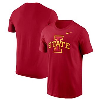 Men's Nike Cardinal Iowa State Cyclones Logo T-Shirt