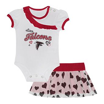 Newborn & Infant Atlanta Falcons Love My Team Bodysuit & Skirt Set