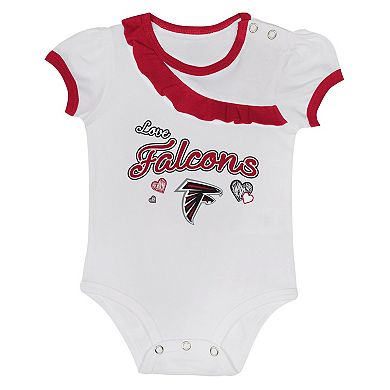Newborn & Infant Atlanta Falcons Love My Team Bodysuit & Skirt Set