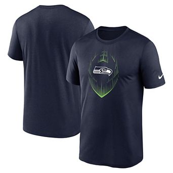 Men's Nike College Navy Seattle Seahawks Big & Tall Blitz Legend Icon T-Shirt