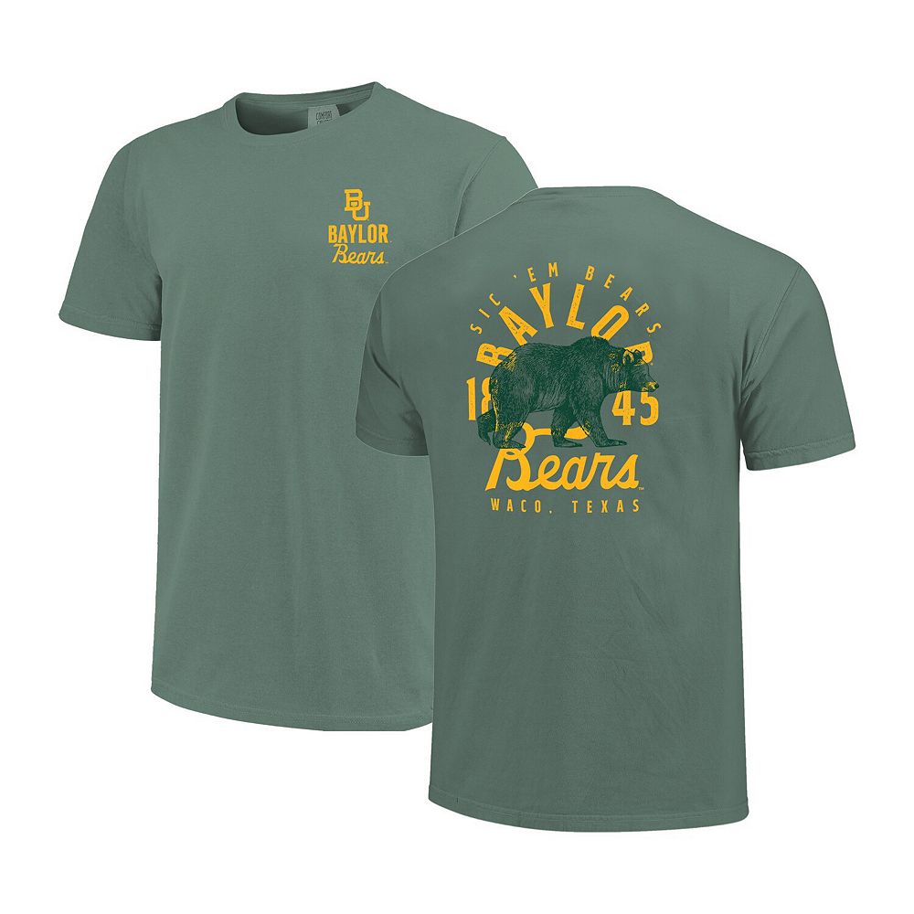 Men's Green Baylor Bears Comfort Colors Mascot Overlay T-Shirt