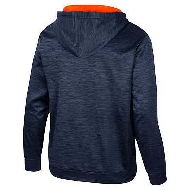 Men's Colosseum Navy Auburn Tigers Cypher Half-Zip Hoodie