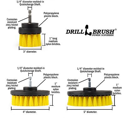 Shower Curtain - Mat - Scrub Brush - Bathtub - Sink - Toilet - Flooring - Grout Cleaner - Bathroom