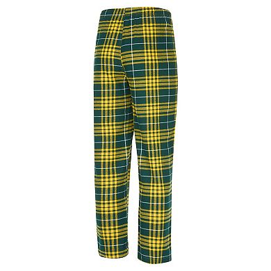 Men's Concepts Sport Green/Gold Green Bay Packers Vector T-Shirt & Flannel Pants Sleep Set