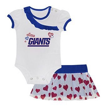 Infant New York Giants Love My Team Bodysuit & Skirt Set