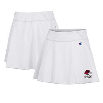 Women's Champion White Georgia Bulldogs Tailgate Soft Touch Skort