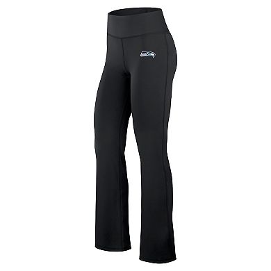 Women's Fanatics Black Seattle Seahawks Maxed Out Flare Leggings