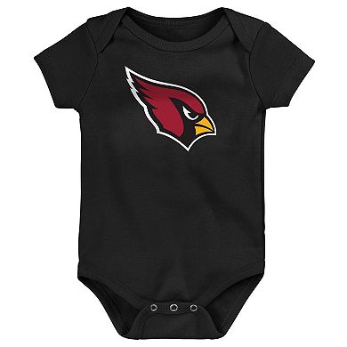 Newborn & Infant Arizona Cardinals Team Starter 3-Pack Bodysuit Set