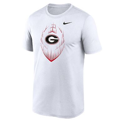 Men's Nike White Georgia Bulldogs Primetime Legend Icon Performance T-Shirt