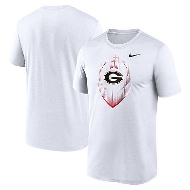 Men's Nike White Georgia Bulldogs Primetime Legend Icon Performance T-Shirt