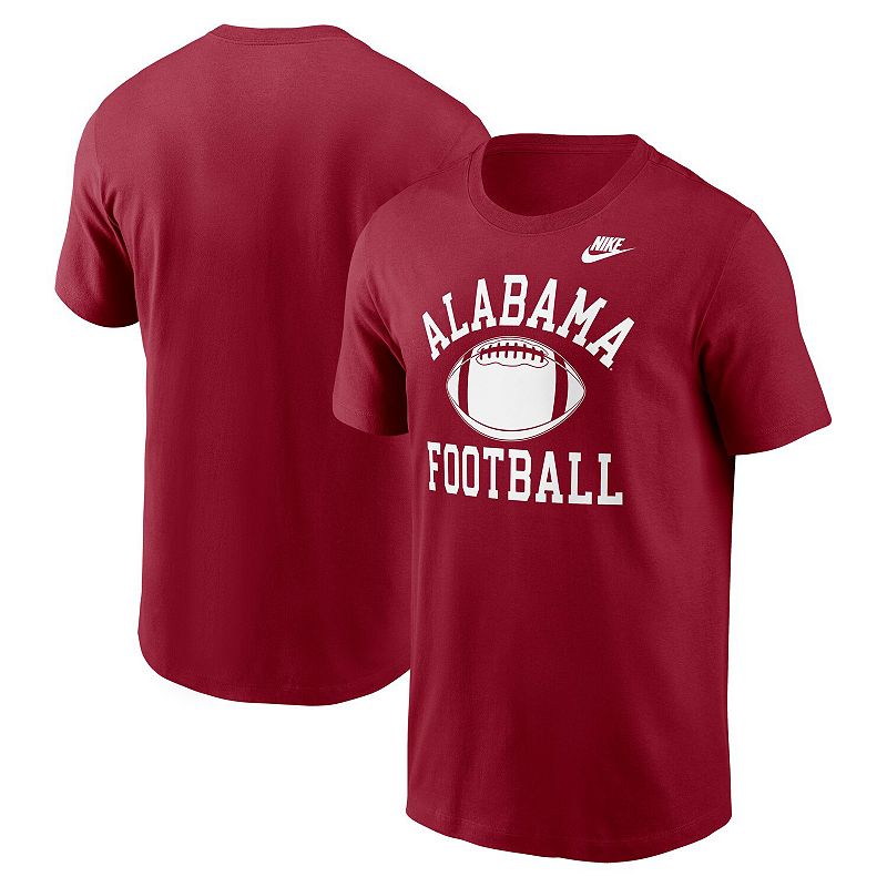 Men's Nike Crimson Alabama Crimson Tide Legacy Football Icon T-Shirt,