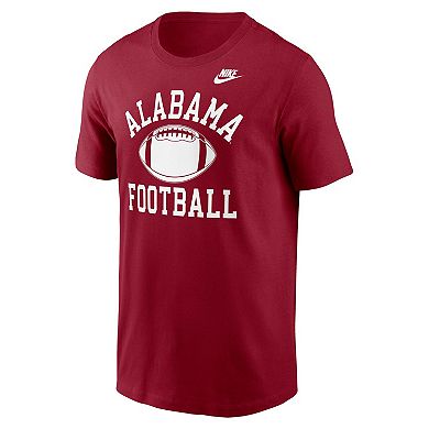 Men's Nike Crimson Alabama Crimson Tide Legacy Football Icon T-Shirt