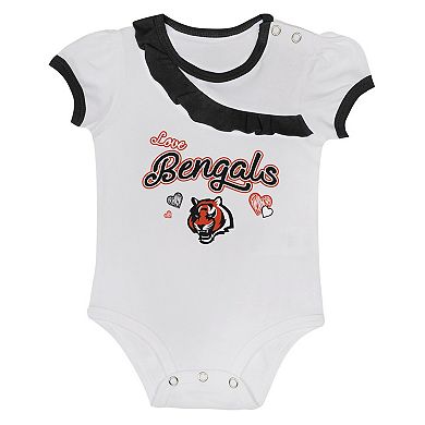 Newborn & Infant Cincinnati Bengals Love My Team Bodysuit & Skirt Set