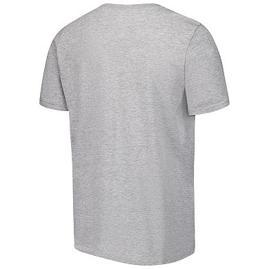 Youth Nike Heather Gray North Carolina Tar Heels Helmet T-Shirt