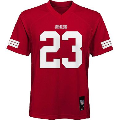 Preschool Christian McCaffrey Scarlet San Francisco 49ers Replica Player Jersey