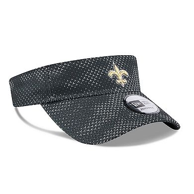 Men's New Era Black New Orleans Saints 2024 Sideline Visor