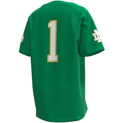 Youth Under Armour 1 Kelly Green Notre Dame Fighting Irish Replica Football Jersey