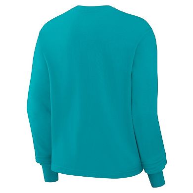Women's Nike Aqua Miami Dolphins Boxy Long Sleeve T-Shirt