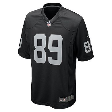 Men's Nike Brock Bowers Black Las Vegas Raiders Player Game Jersey