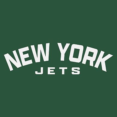 Women's Fanatics Green/White New York Jets Backup Option Long Sleeve Hoodie T-Shirt