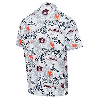 Men's Reyn Spooner White Auburn Tigers Performance Polo