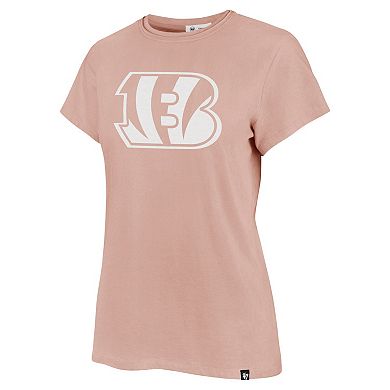 Women's '47 Light Pink Cincinnati Bengals Premier Frankie T-Shirt