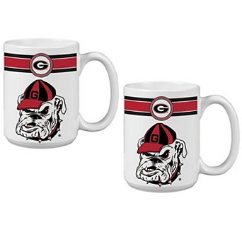 Georgia Bulldogs 15oz. Classic Coffee Mug Two-Pack