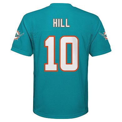 Preschool Tyreek Hill Aqua Miami Dolphins Replica Player Jersey