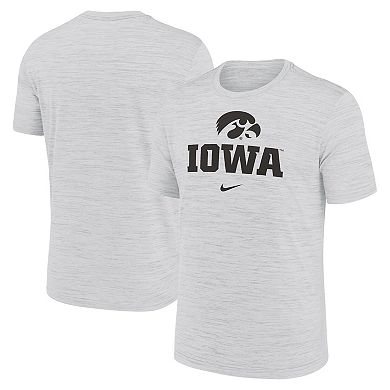 Men's Nike White Iowa Hawkeyes Primetime Velocity T-Shirt