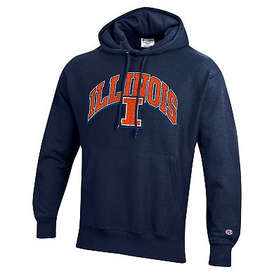Illinois Fighting Illini Basic Block Hoodie - Officially Licensed Orange Pullover, 2XL