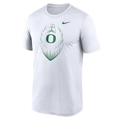 Men's Nike White Oregon Ducks Primetime Legend Icon Performance T-Shirt