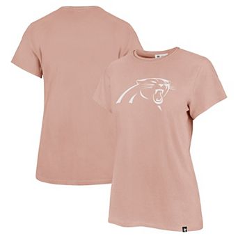 Women's '47 Light Pink Carolina Panthers Premier Frankie T-Shirt