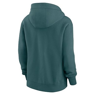 Women's Nike Midnight Green Philadelphia Eagles Plus Size Phoenix Full-Zip Hoodie