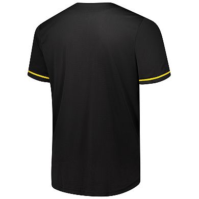 Men's Fanatics Black Pittsburgh Steelers Pop Full-Button Jersey