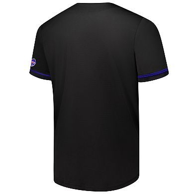 Men's Fanatics Black Buffalo Bills Pop Full-Button Jersey