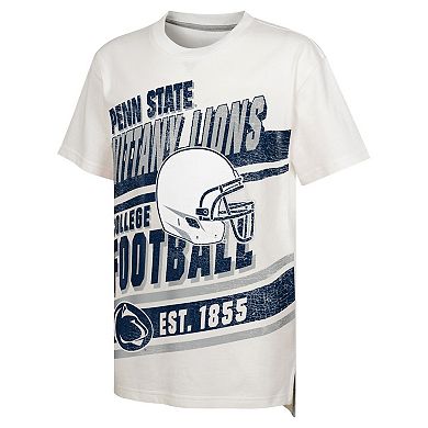 Youth Outerstuff White Penn State Nittany Lions Let's Get Loud Oversized T-Shirt