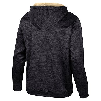 Men's Colosseum Black Colorado Buffaloes Cypher Half-Zip Hoodie