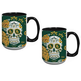 Baylor Bears Two-Pack Dia De Los Muertos Mug Set