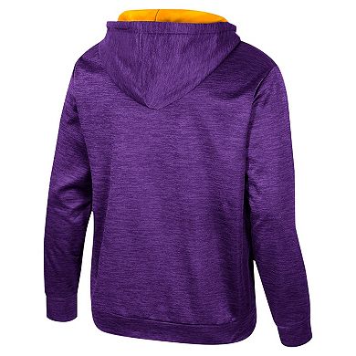Men's Colosseum Purple LSU Tigers Cypher Half-Zip Hoodie