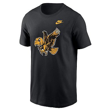 Men's Nike Black Iowa Hawkeyes Legacy Alternate Logo T-Shirt