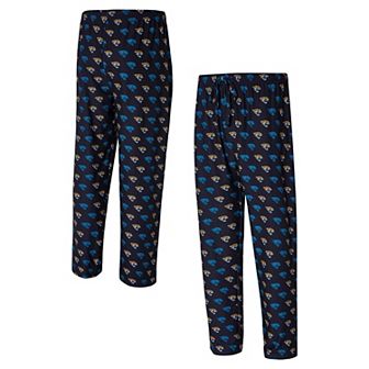 Men's Concepts Sport Black Jacksonville Jaguars Record All Over Knit Pants