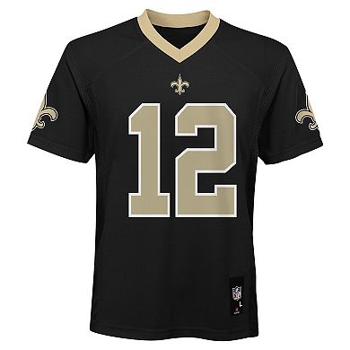 Youth Chris Olave Black New Orleans Saints Replica Player Jersey