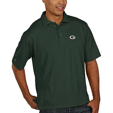 Antigua Green Bay Packers Pique Xtra-Lite Polo - Green