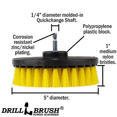 Bathroom Cleaning Brush - Cleaning Brush For Shower - Bath Tub Cleaning Brush - Tile Cleaning Brush