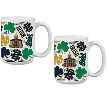 Notre Dame Fighting Irish 15oz. Local Coffee Mug Two-Pack