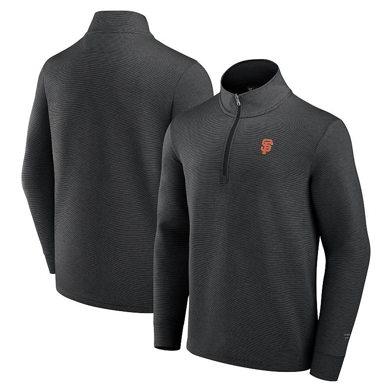 UPC 196893770271 product image for Men's Fanatics Black San Francisco Giants Quarter Zip, Size: Medium | upcitemdb.com
