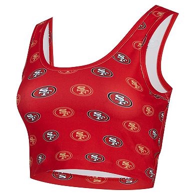 Women's Concepts Sport Scarlet San Francisco 49ers Record Allover Print ...